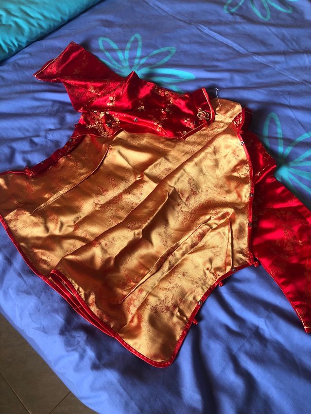 blusa estilo oriental