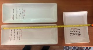 JUEGO DE BANDEJAS DE PORCELANA