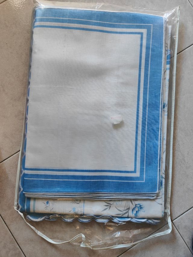 Tovaglia misto lino vintage