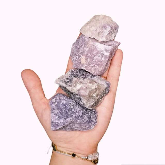 1 LEPIDOLITA NATURAL MASIVO