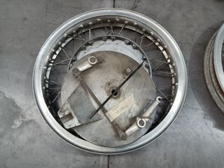 rueda trasera moto guzzi a tambor