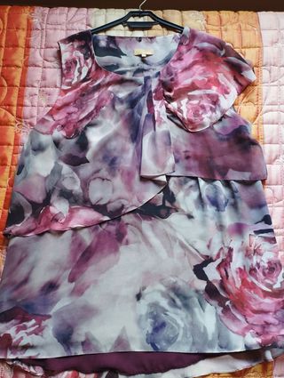 Blusa gasa Couchel XL sin estrenar