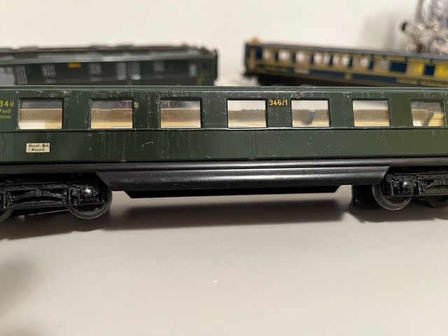 Lote 4 vagones Märklín H0 sin techo.