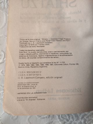 Libro masajes Shiatzu