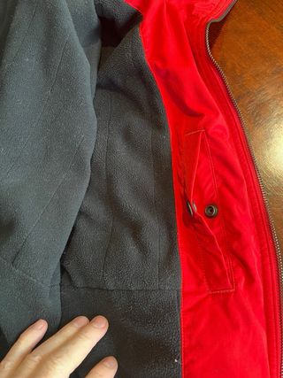 cazadora polo roja