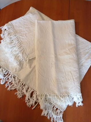 3 Asciugamani puro Lino a Punto Pieno