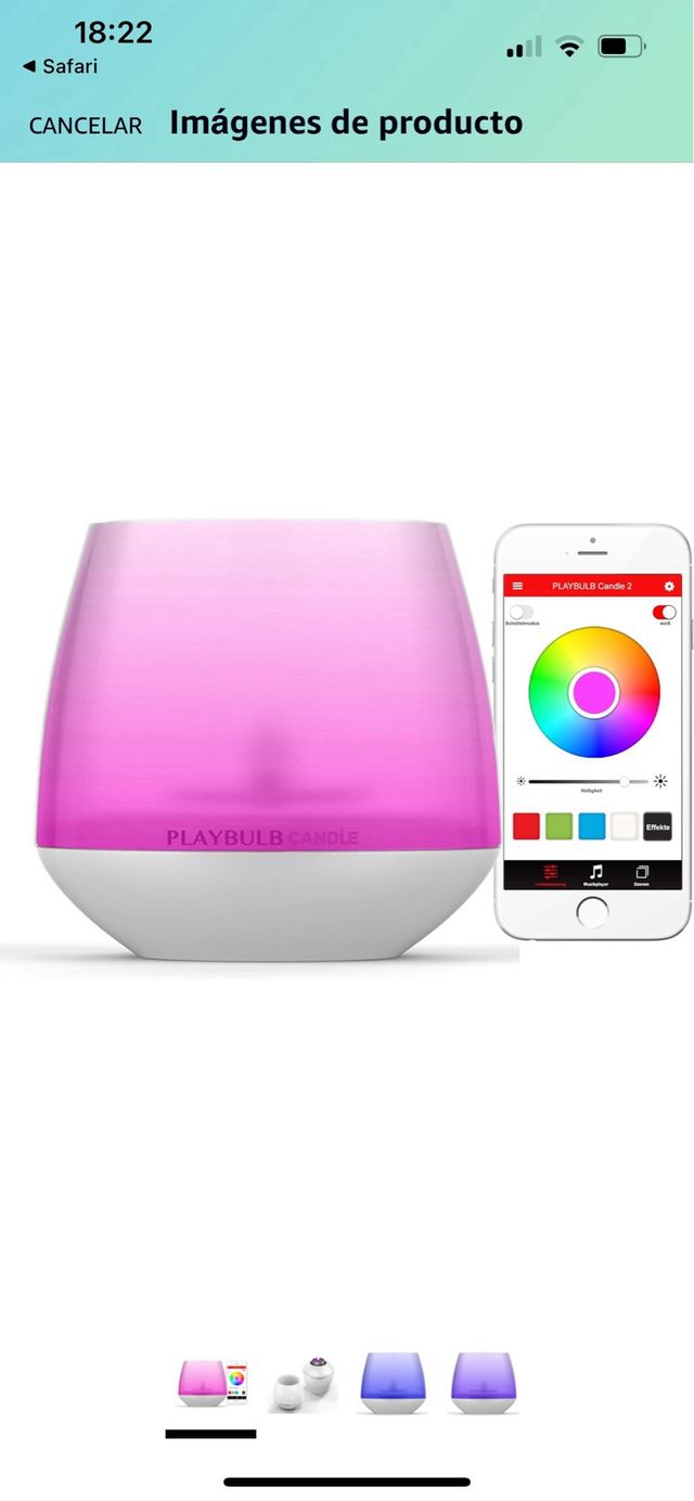 Vela Playbulb bluetooh