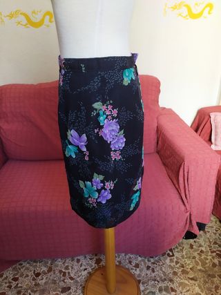 Falda vintage corta talla 44