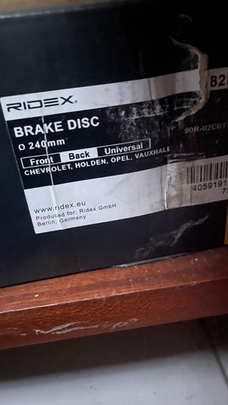 Disco freno trasero Opel Astra