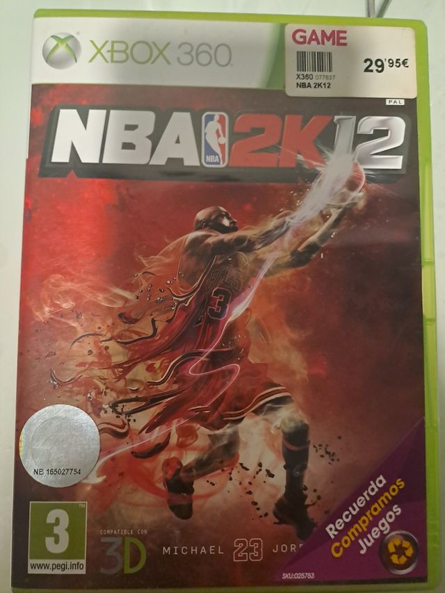 Juego xbox 360 NBA 2K12