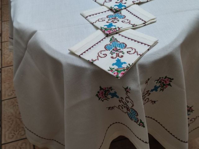 Tovaglia punto croce