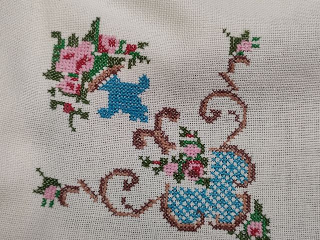 Tovaglia punto croce