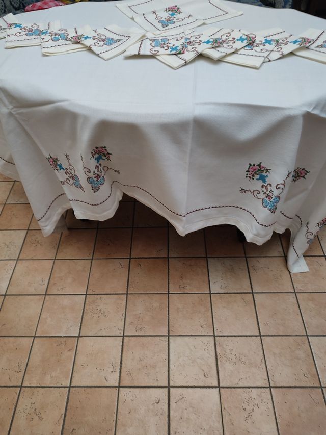 Tovaglia punto croce