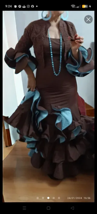 Traje de flamenca