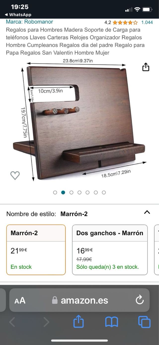 Organizador multiusos de madera