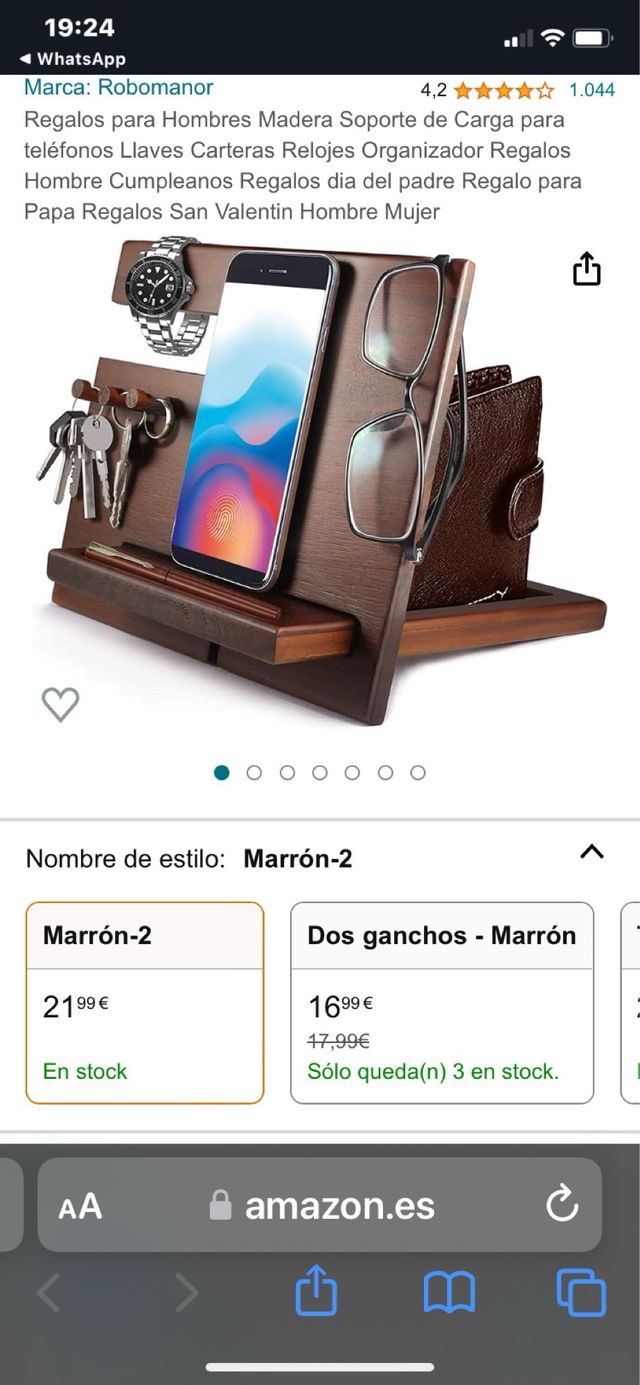 Organizador multiusos de madera