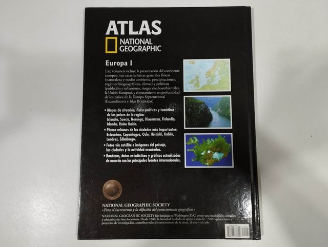 Libro Atlas National Geographic Europa I