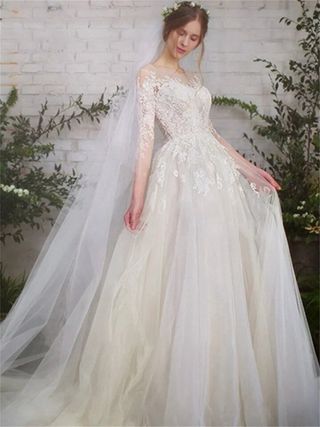 vestido de novia，Nuevo sin estrna
