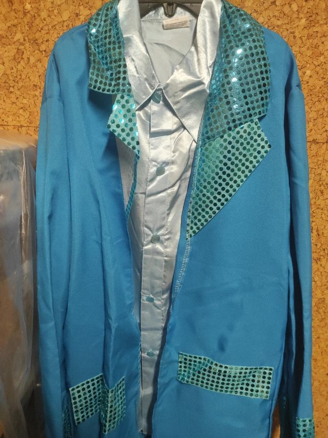 Disfraz  adulto años 70.