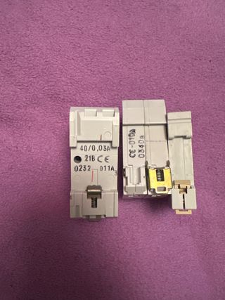 Interruptor diferencial y magnetotermico