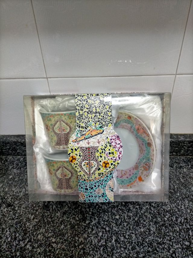 Juego 2 taza c/plato Giordano di Ponzano