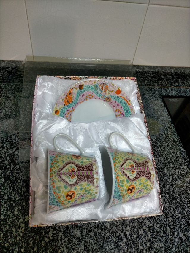 Juego 2 taza c/plato Giordano di Ponzano