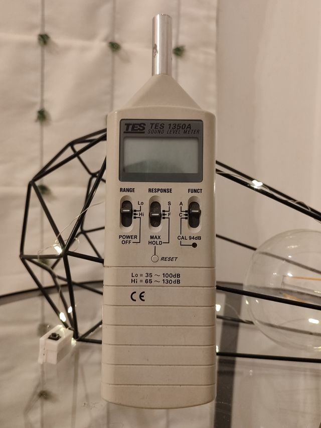 🔊✅ Decibelímetro TAS-1350A