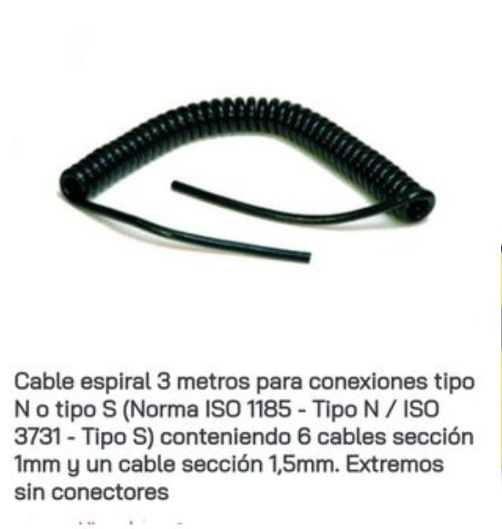 Se vende 3 serpentina cables