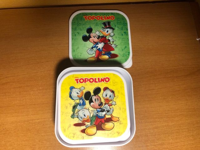 Set n.3 porta snack Topolino (nuovo )