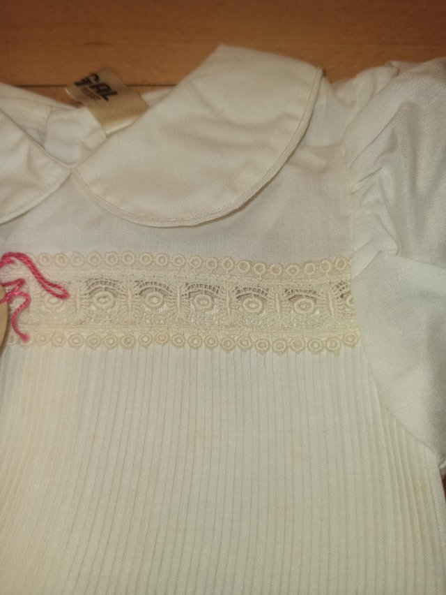 Camiseta blanca bebe nueva