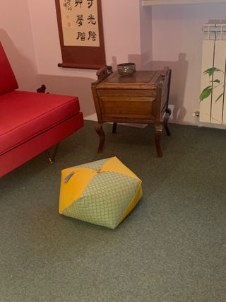 zafu-cuscino da pavimento in pula di farto