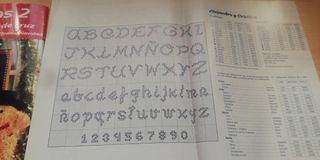 Revista para hacer punto de cruz