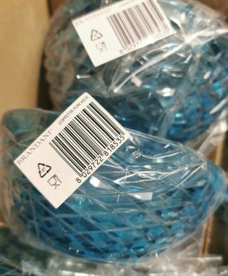 Coppette Brandani set da 6 azzurro