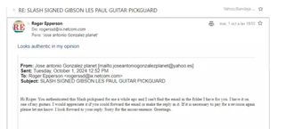 SLASH GUNS N ROSES GUITARRA FIRMADA CERTIFICADA