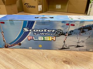 Patinete convertible a nieve