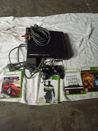 Xbox  lote de máquina y juegos