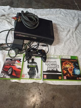 Xbox  lote de máquina y juegos