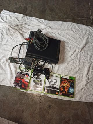 Xbox  lote de máquina y juegos