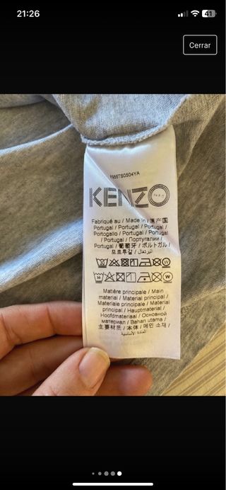 camiseta Kenzo talla M nueva con etiqueta