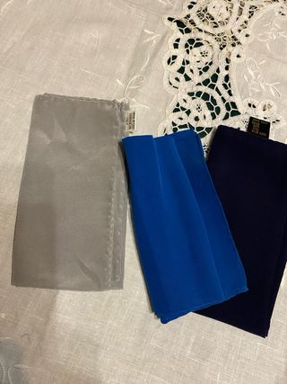 3 fazzoletti da taschino