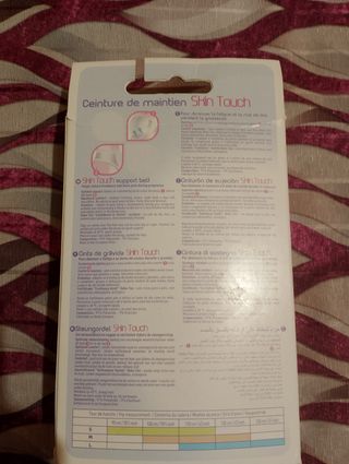 Faja/cinturón de sujeción para embarazada