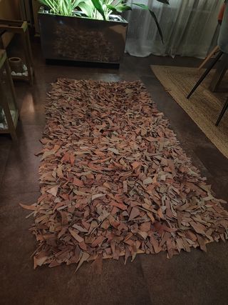 Alfombra de cuero