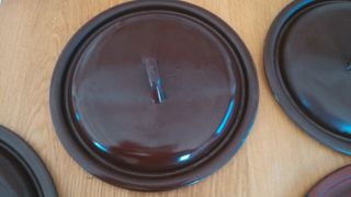 Lote de 5 antiguas tapas de cazuelas