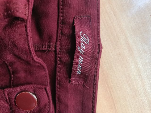 🚨Pantalón mujer burdeos talla 44