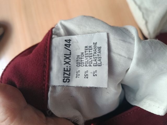 🚨Pantalón mujer burdeos talla 44