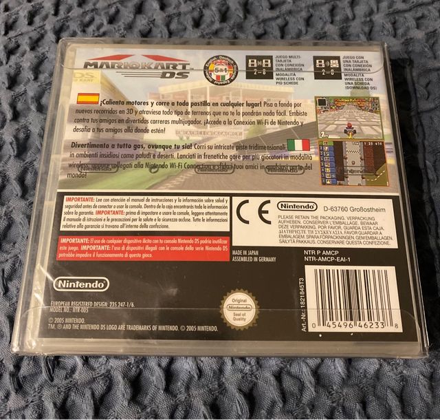 🇪🇸🇮🇹 Super Mario Kart DS pal Esp Precintado 