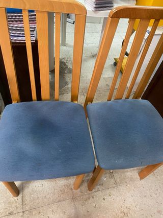 sillas de madera