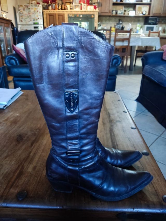 Stivali donna nero giardini 