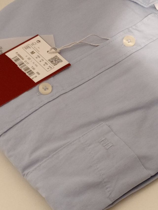Camicia PdH blu da uomo taglia M NUOVA DI ZECCA