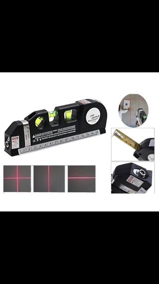 laser a nivel con nivelador y medicion